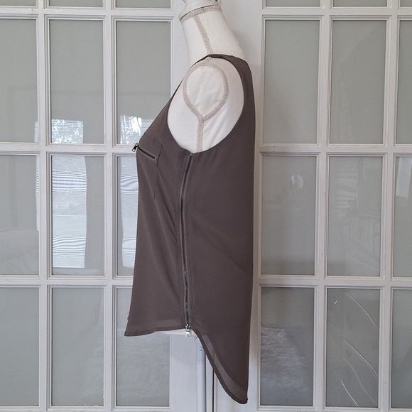 Naked Zebra Side Zip Tank Top - Picture 2 of 11